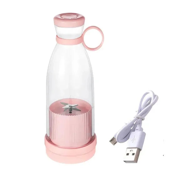 Compact Electric Smoothie and Juice Blender (RECHARGABLE)