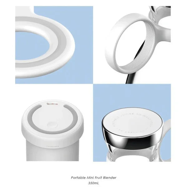 Compact Electric Smoothie and Juice Blender (RECHARGABLE)