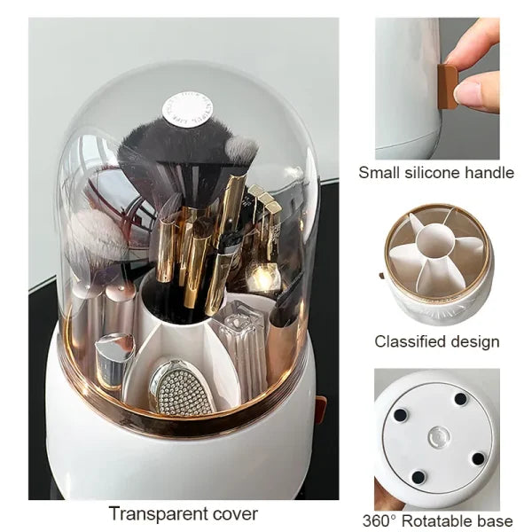 Brush Container Makeup Brush Holder Dust-proof