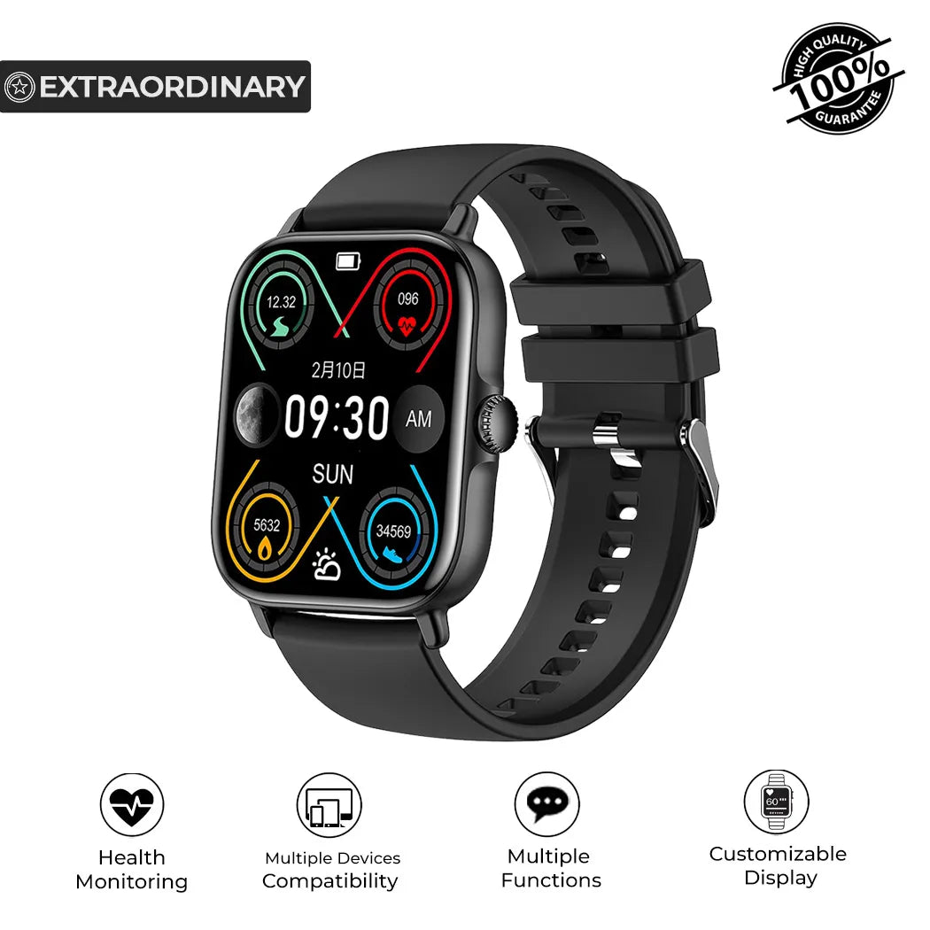 DM02 Smart Watch Pack With Earphones