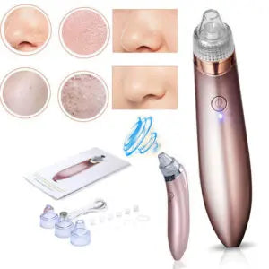 Blackhead Remover Face Acne Black Dot Pimple Electric Blackhead Vacuum Cleaner Pore Skin Care Tool Machine 4 Replacement Head
