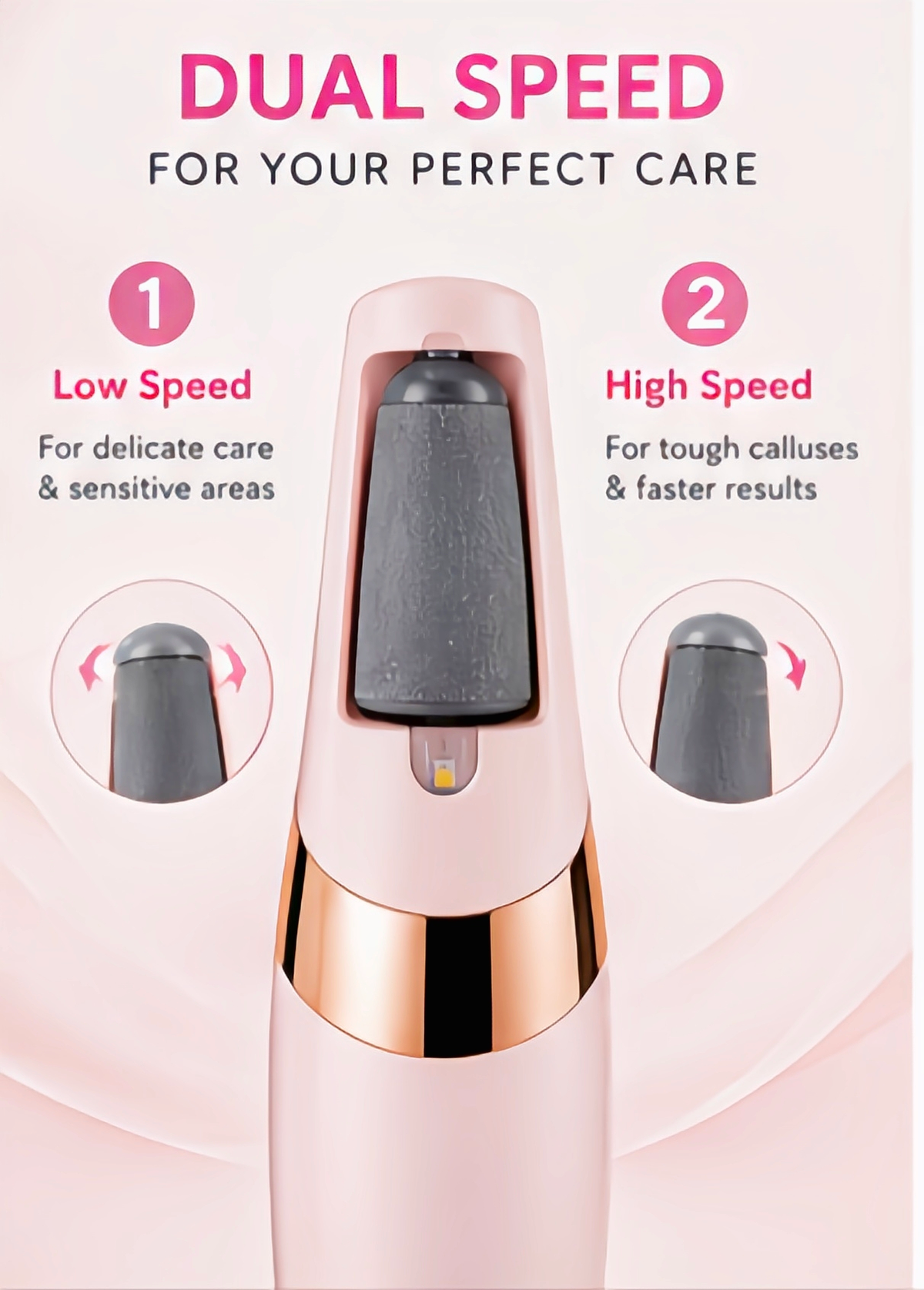 Flawless Pedi™ | Rechargeable Electric Foot Callus Remover